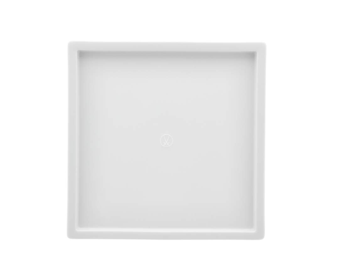 Meissen Meissen, Platte Cosmopolitan, Weiss , Porzellan Meissen Meissen, Platte Cosmopolitan, Weiss , Porzellan