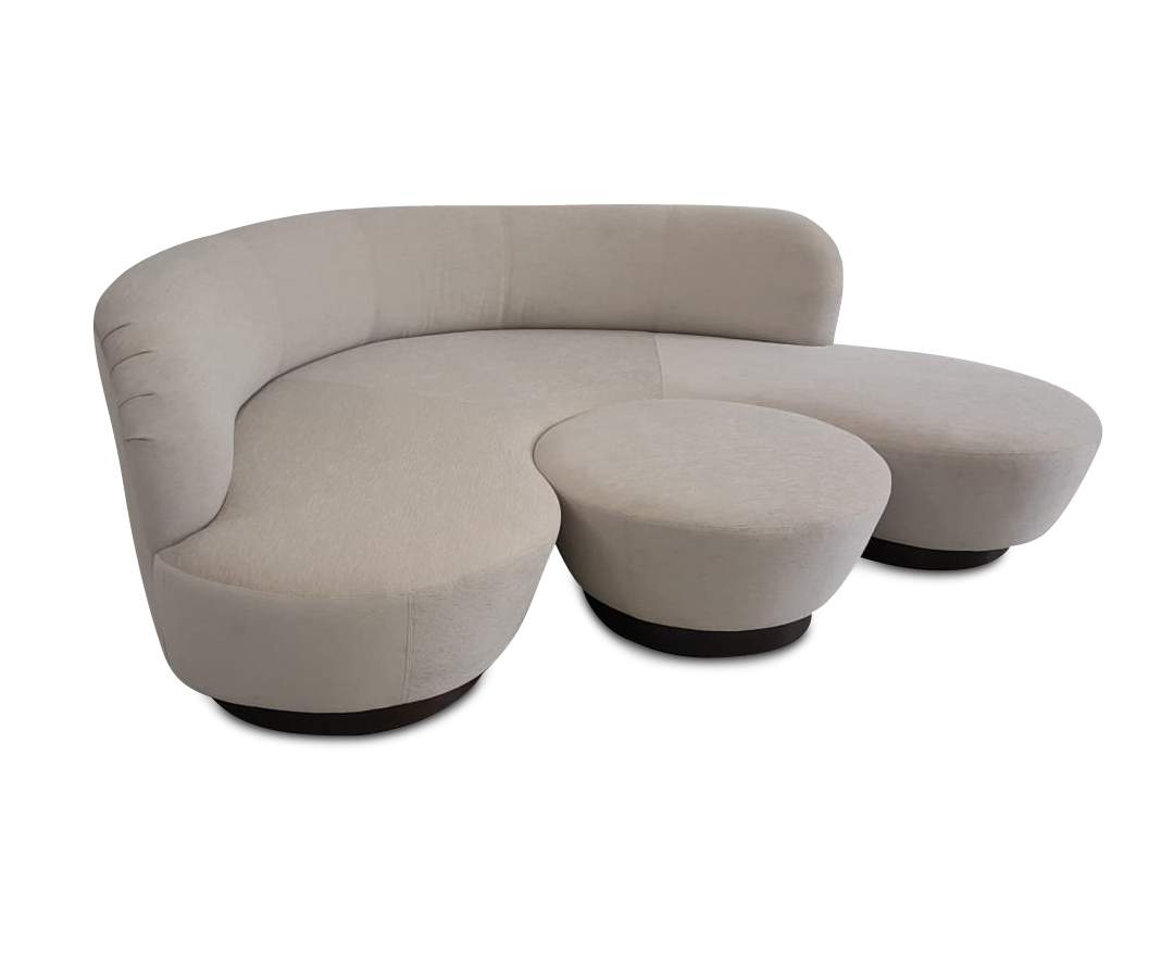 IH Studio Collection IH Studio Collection, Sofa mit Pouf KAN