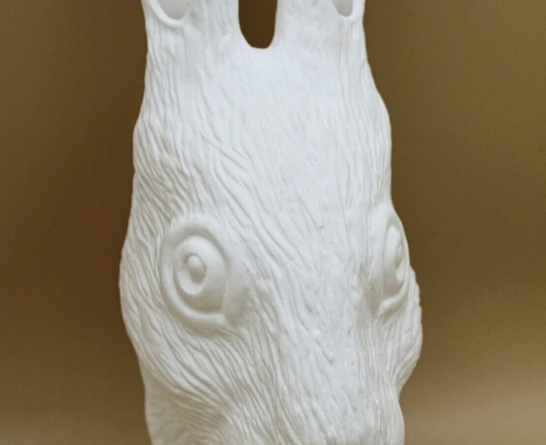 Wandvase, Hr. Kowalski, weiß