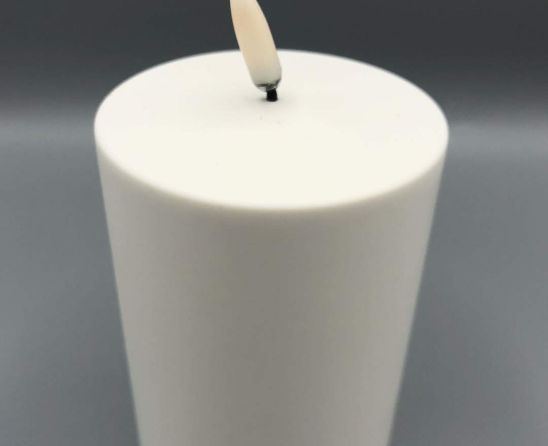 1st Tannendiele - LED Tonic Top Outdoor Pillar, weiß, 15 cm