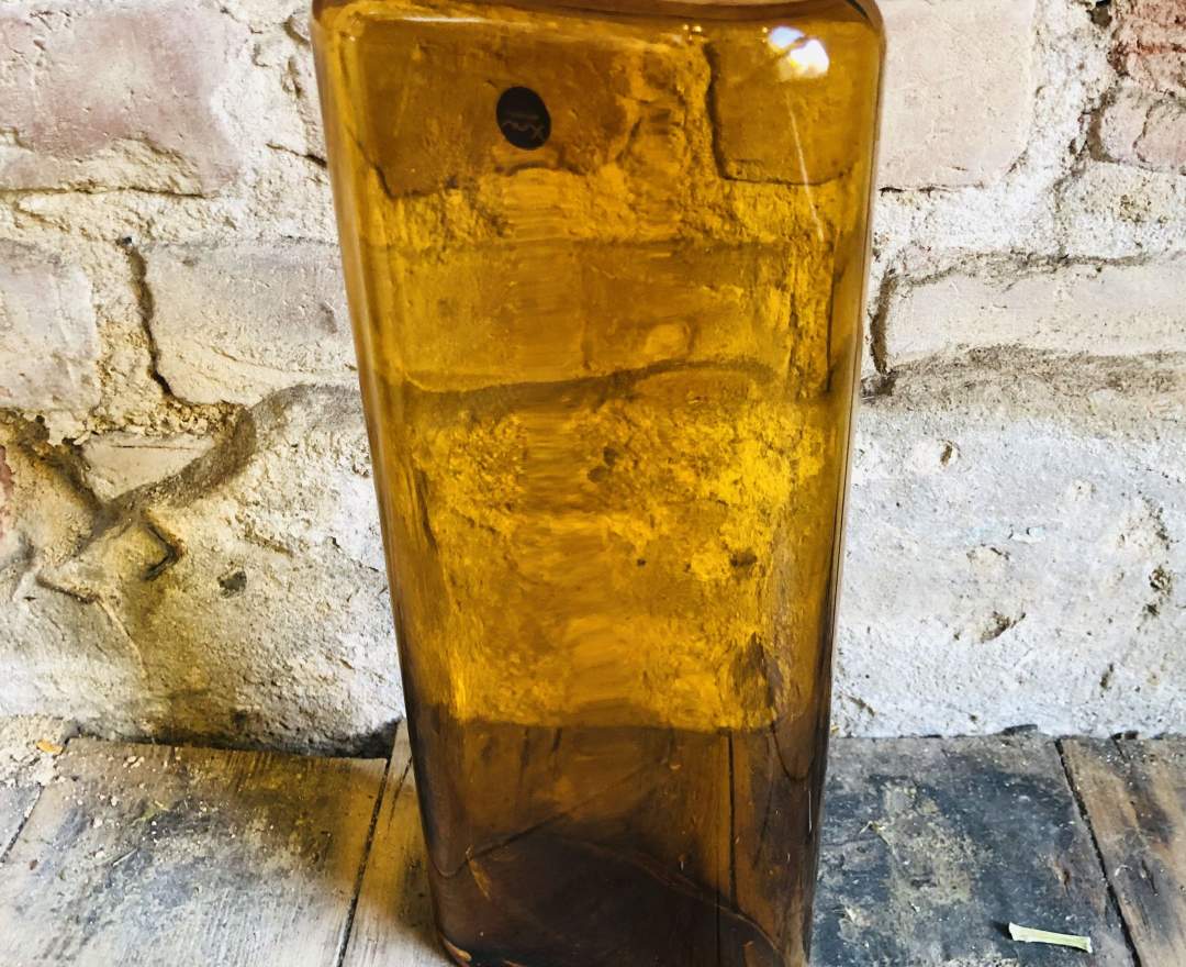 1st Tannendiele - Glas-Vase „Layers / Tall“ (Amber)