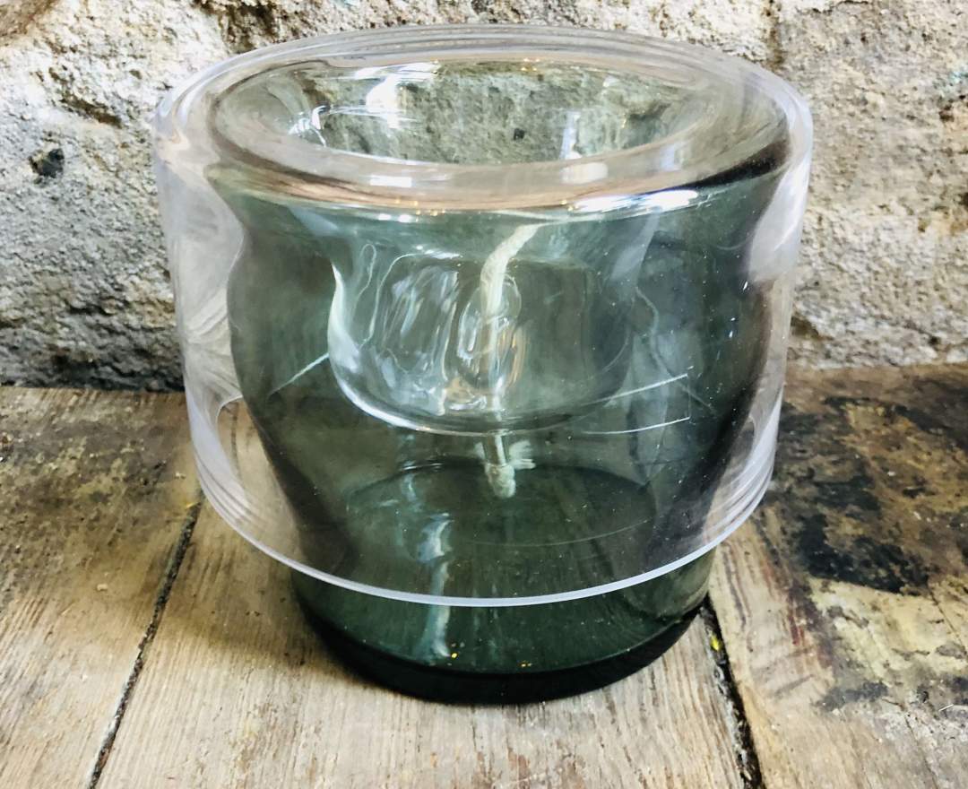 1st Tannendiele Glas-Übertopf „Roots Small“ (Green)