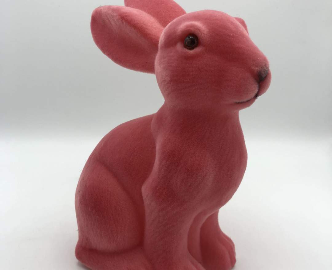 1st Tannendiele Osterhase (pink, 20 cm)