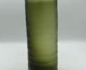 1st Tannendiele - Carved cylinder glass vase, dark green Thumbnail