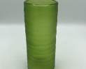 1st Tannendiele - Carved cylinder glass vase, grass green Thumbnail