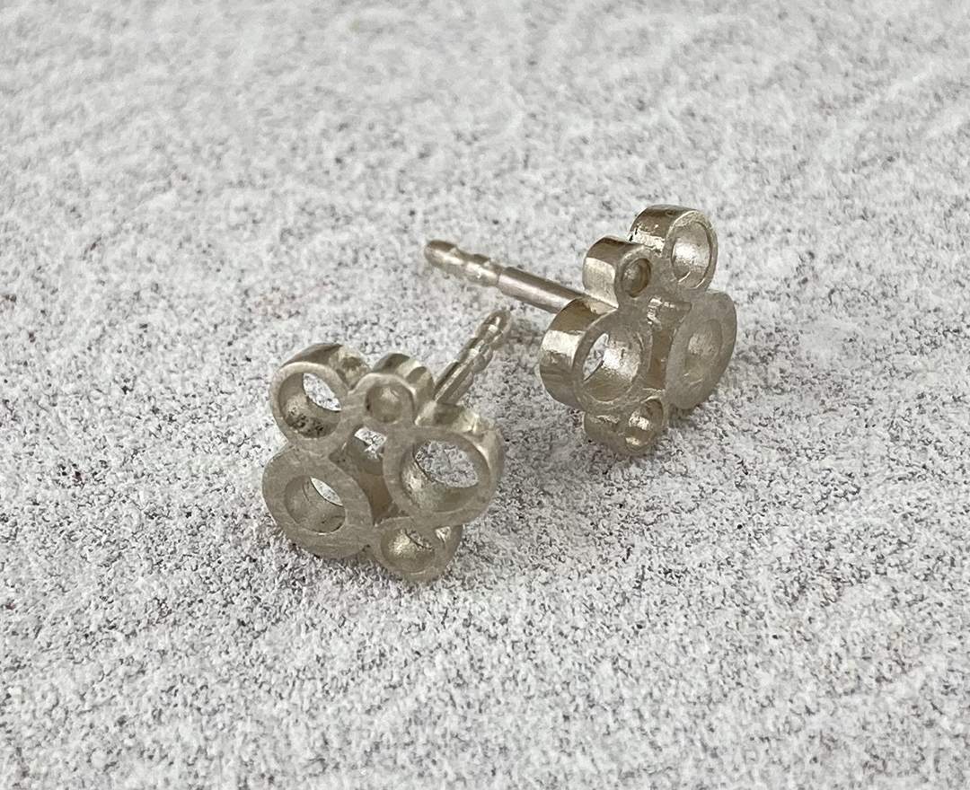 Goldschmiede im Hof Kringelohrstecker XXS Silber Goldschmiede im Hof Kringelohrstecker XXS Silber