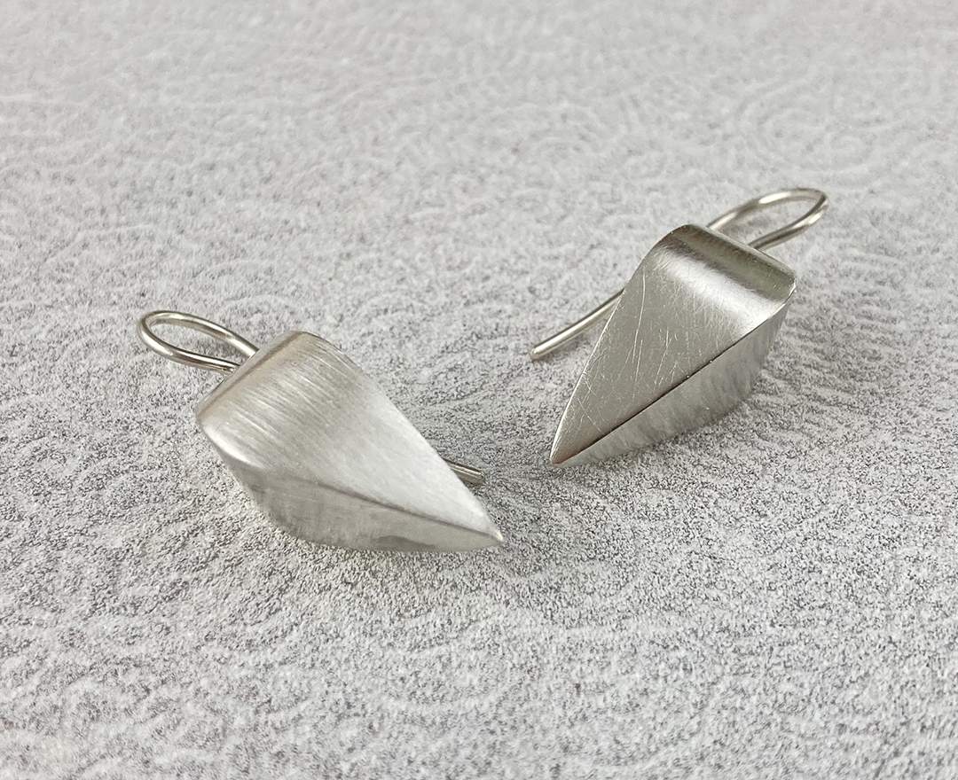 Goldschmiede im Hof Ohrhänger Doppelvariante, Silber Goldschmiede im Hof Ohrhänger Doppelvariante, Silber