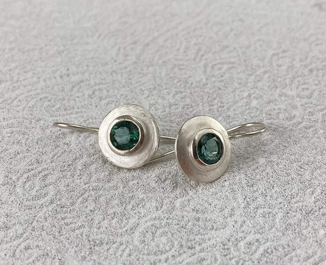 Goldschmiede im Hof Ohrhänger mit 5,5 mm, Silber Goldschmiede im Hof Ohrhänger mit 5,5 mm, Silber