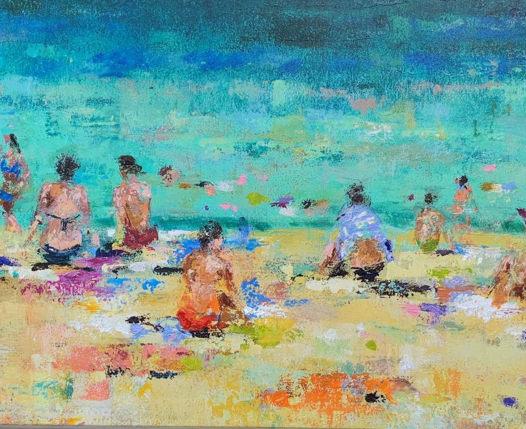 ImaginART Vacanciers sur la Plage