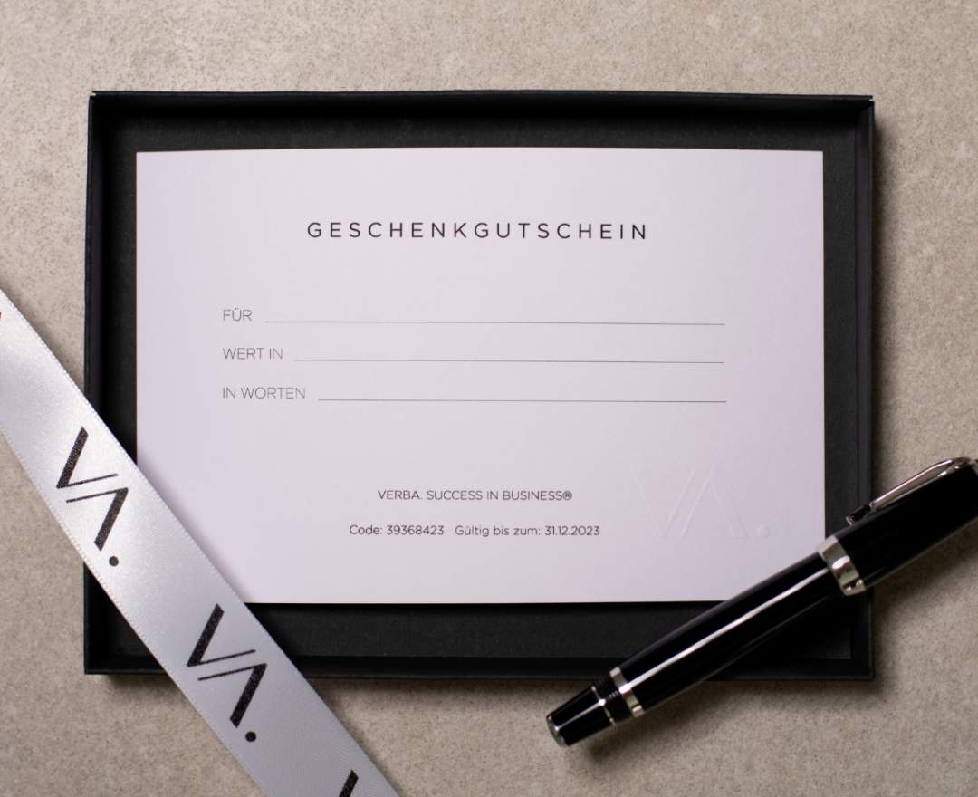 VERBA. SUCCESS IN BUSINESS® - Geschenkgutscheine – Verba Success in Business® Mönchengladbach kaufen