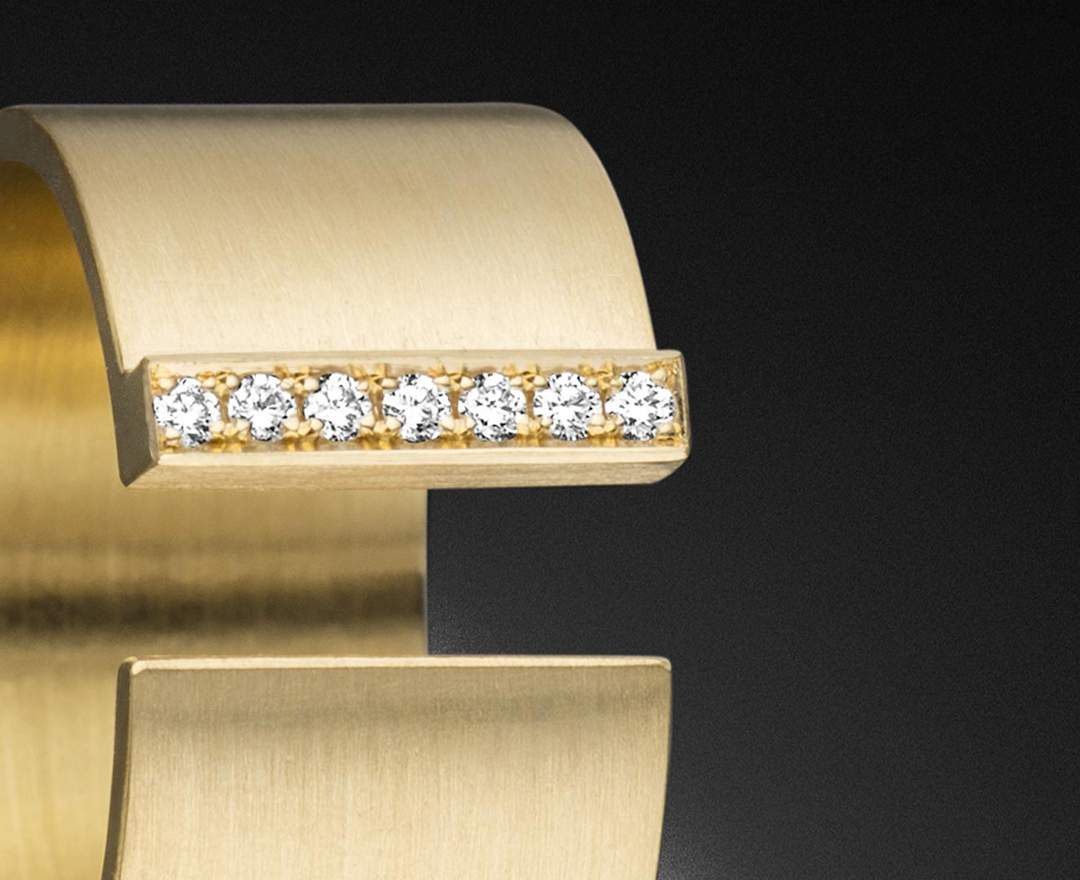 STEINBACH Goldschmiede Ring Diamantensteg