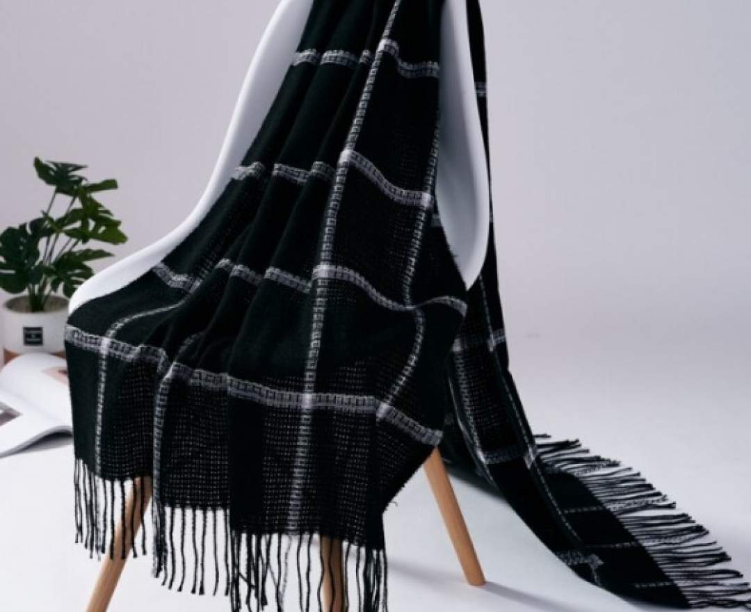 Thousand Damen Schal mit Fransen, Cashmere Mischung Thousand Damen Schal mit Fransen, Cashmere Mischung