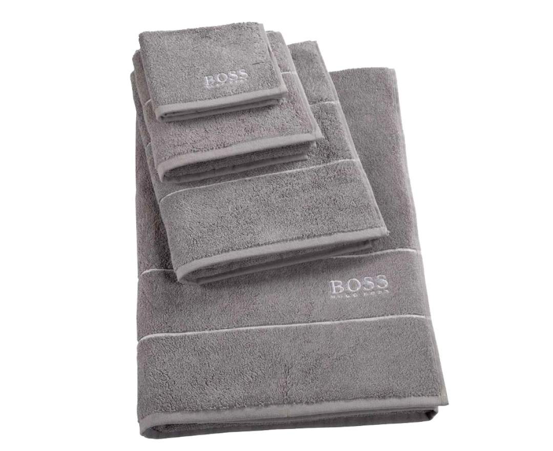 Hugo Boss Frottier Handtücher Plain concrete