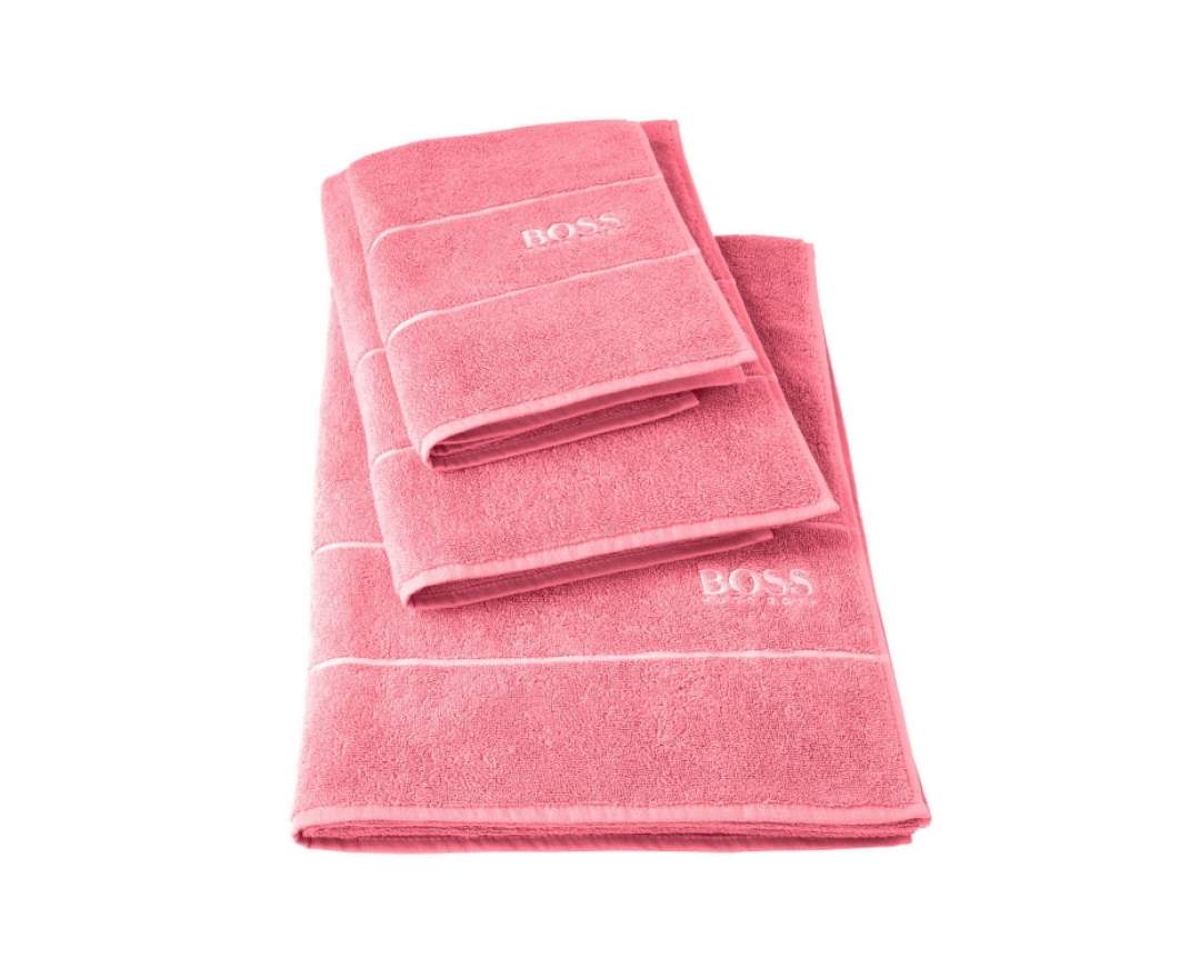 Hugo Boss Frottier Handtücher Plain tea rose
