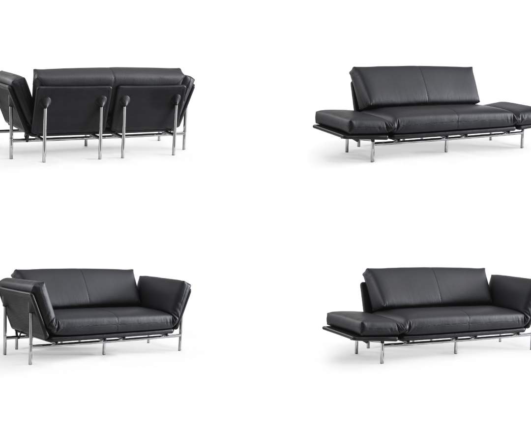 Dema - Dema Designklassiker Sofa Rataplan, verschiedene Stoff oder Leder