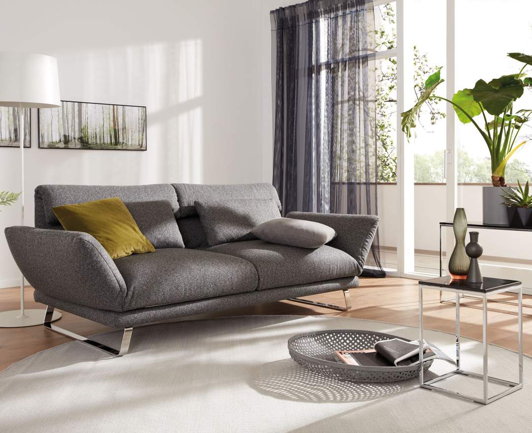 IP Design - Relaxsofa Clou von IP Design, Sitzteile und Rückenlehne stufenlos verstellbar, Stoff Mara Farbe frei wählbar,