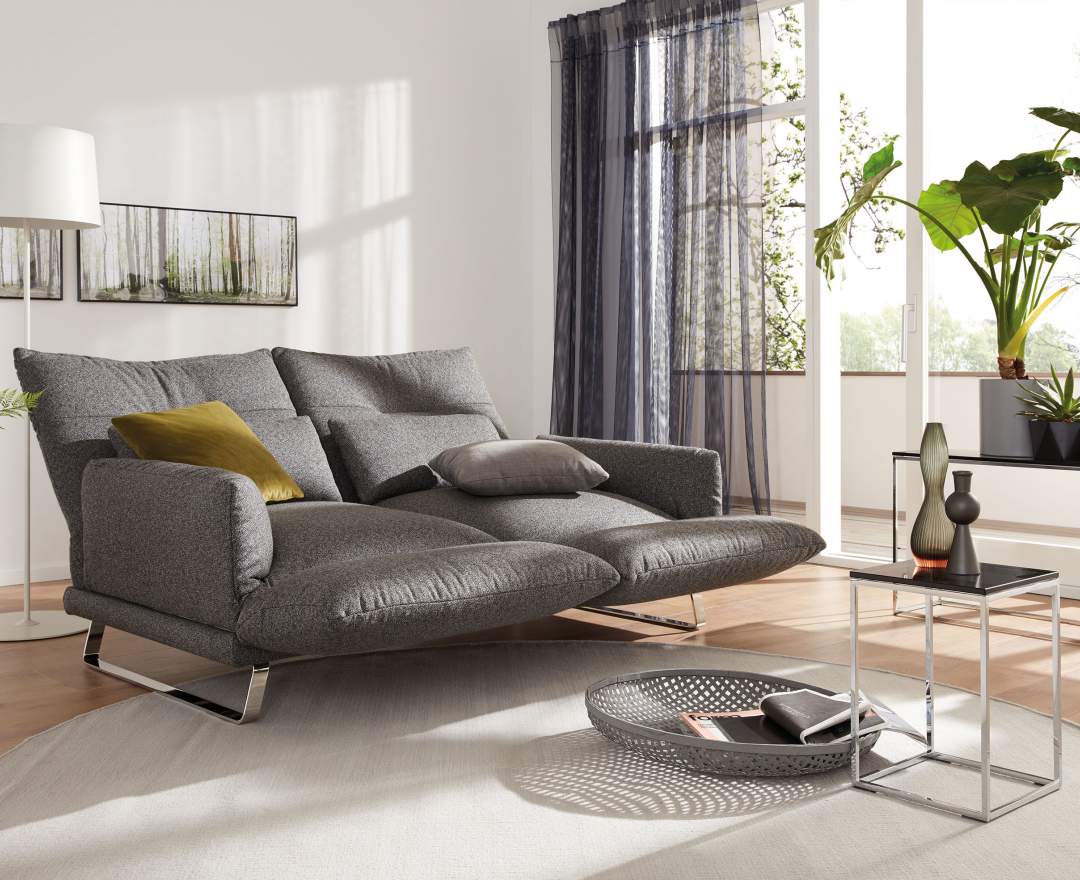 IP Design - Relaxsofa Clou von IP Design, Sitzteile und Rückenlehne stufenlos verstellbar, Stoff Mara Farbe frei wählbar,