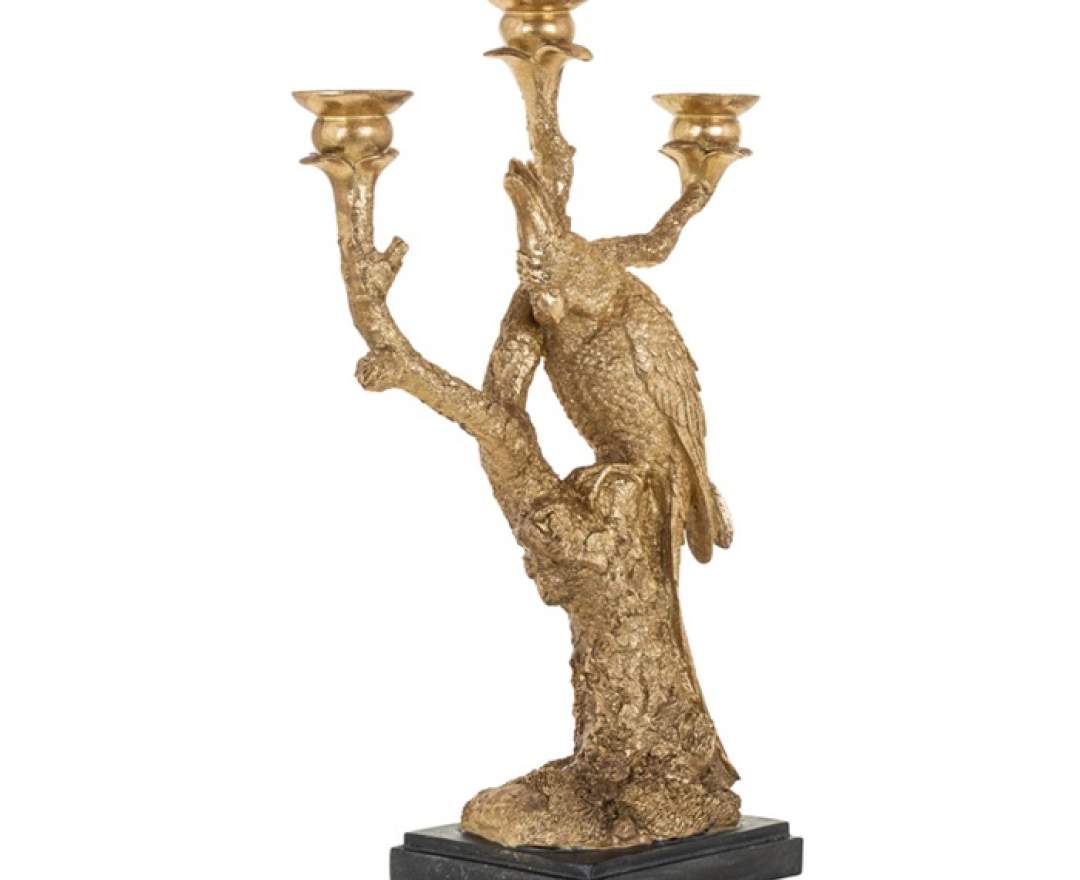 Richmond Interiors Richmond Interiors, Kerzenhalter Ricky gold; 46,5cm Richmond Interiors Richmond Interiors, Kerzenhalter Ricky gold; 46,5cm