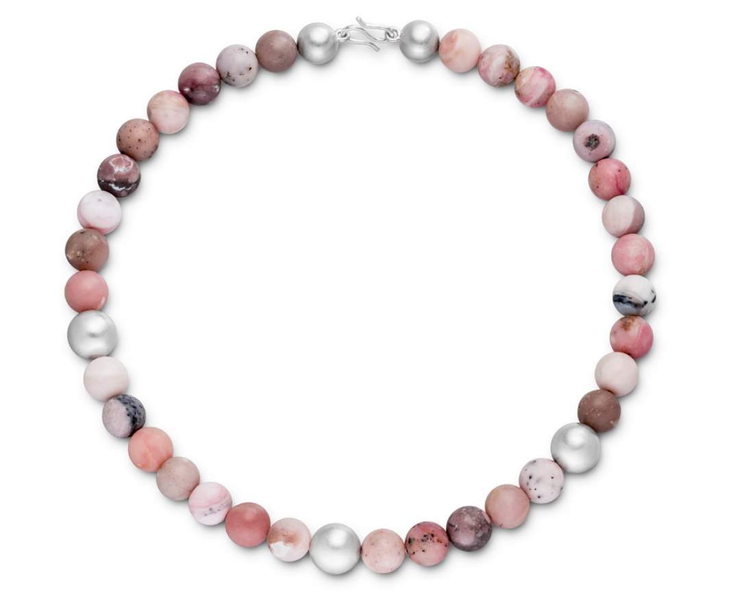 Goldschmiede TRAPEZ - Birgit Johannsen Halskette mit Andenopal und Silber Goldschmiede TRAPEZ - Birgit Johannsen Halskette mit Andenopal und Silber