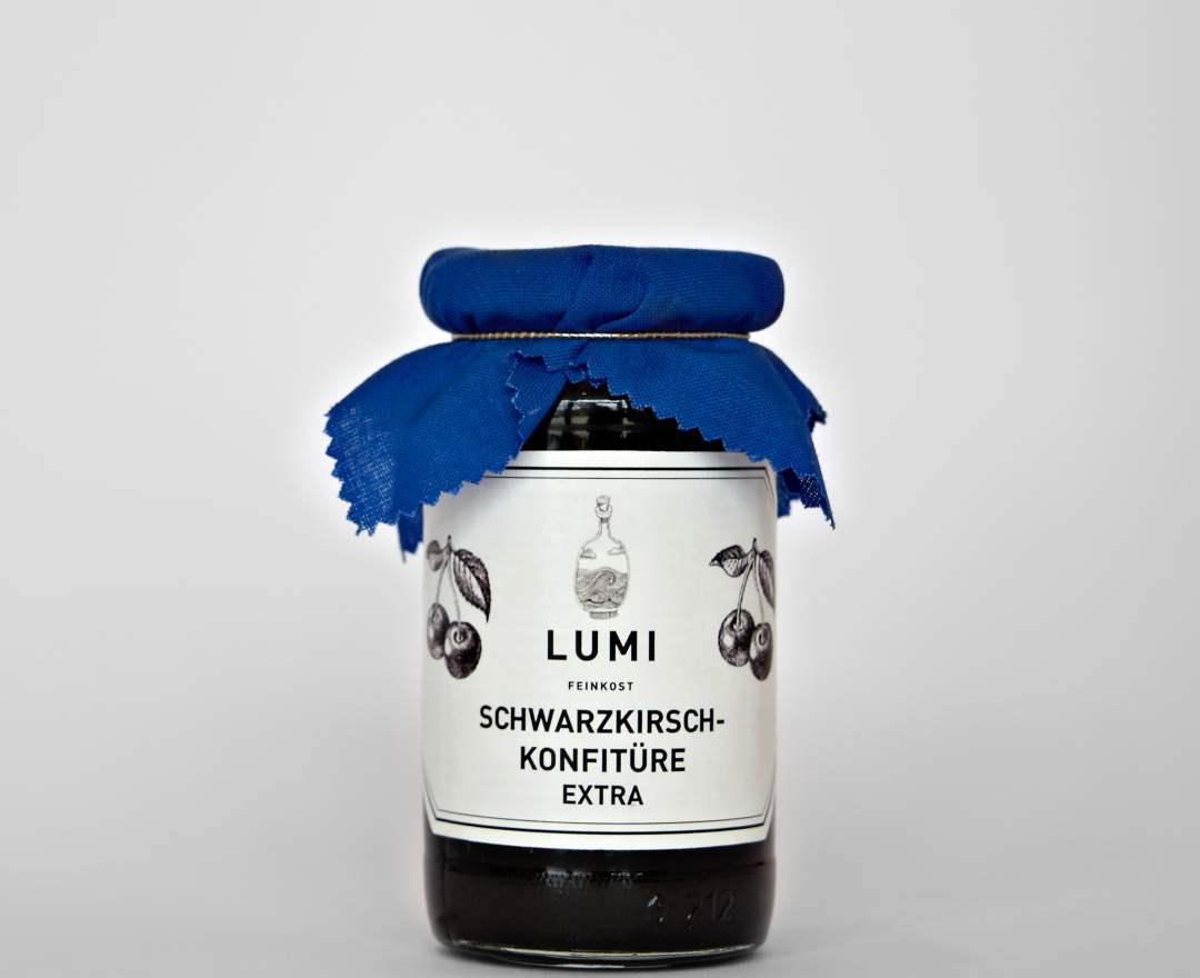 Seezeitlodge Edition LUMI Schwarzkirsch Marmelade Seezeitlodge Edition LUMI Schwarzkirsch Marmelade