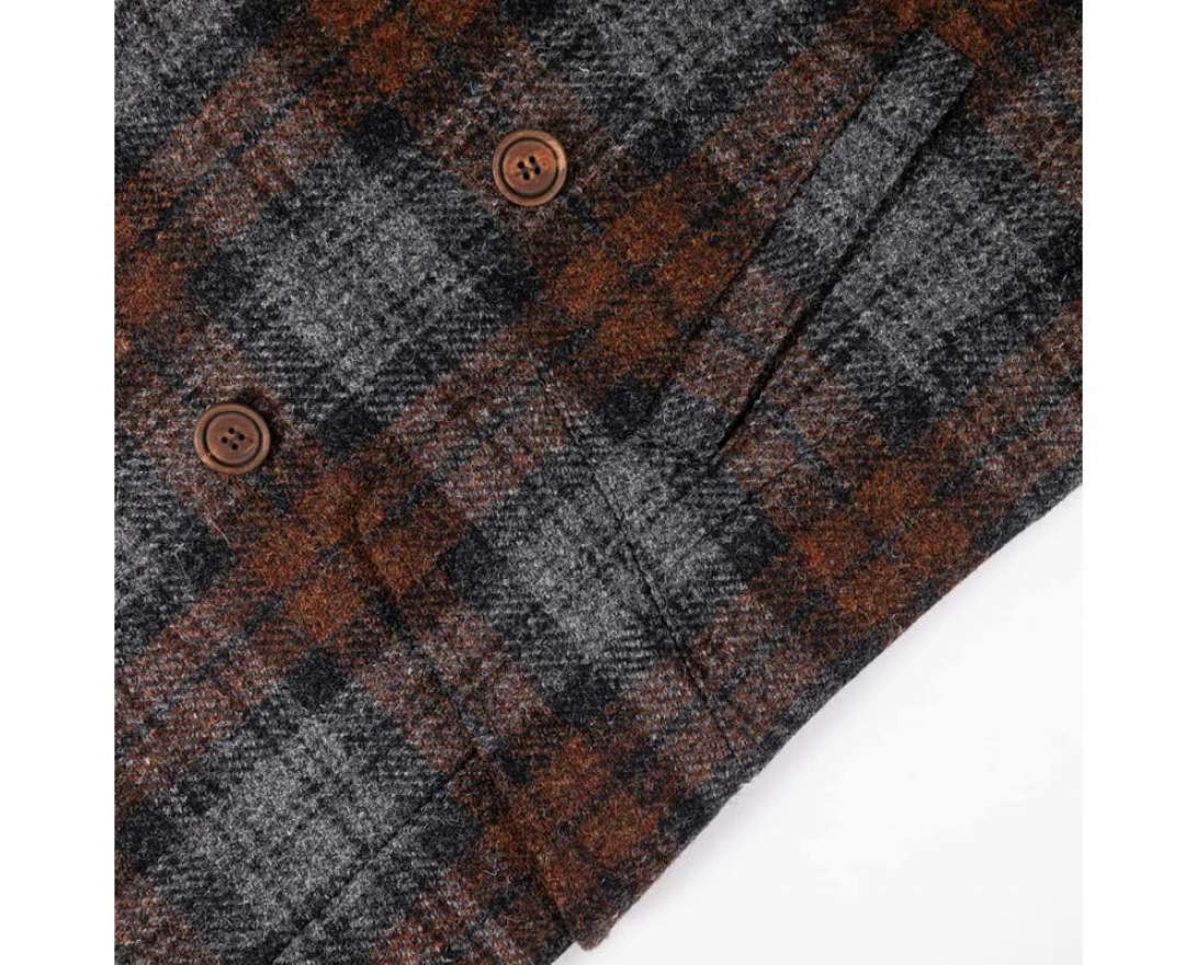 Harris Tweed - Kurzmantel Duke