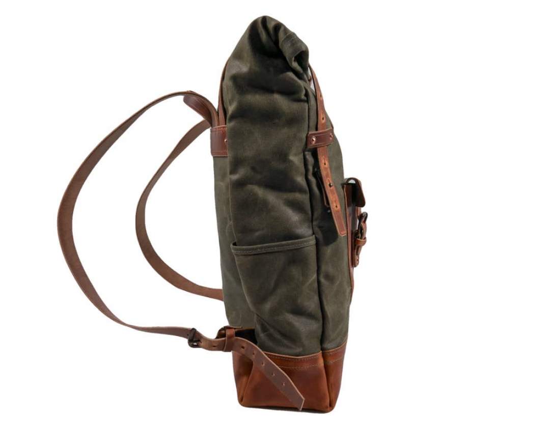 Kustom Kraft - Rolltop Rucksack Moos