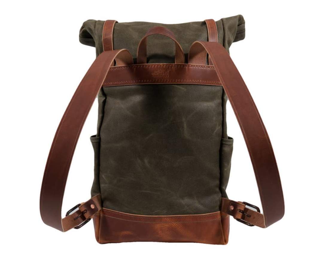 Kustom Kraft - Rolltop Rucksack Moos