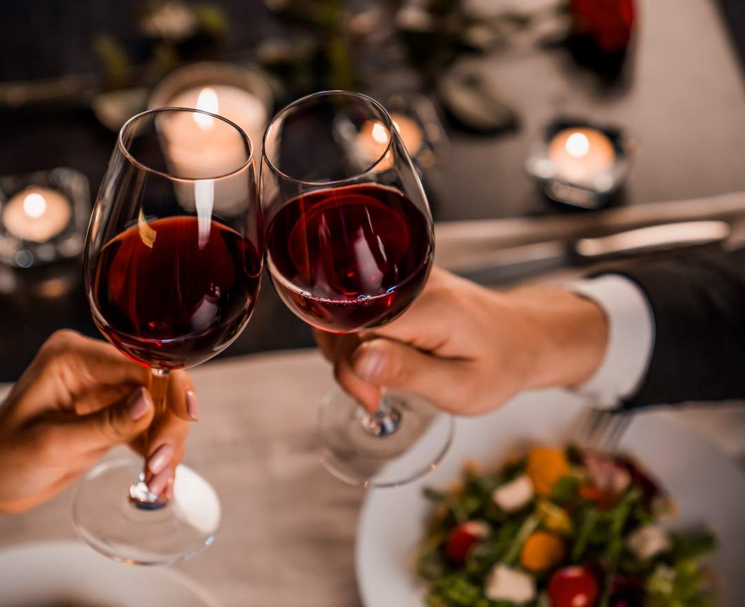 Bistro im Parkhotel Quellenhof Valentinstag 4-Gänge-Menü