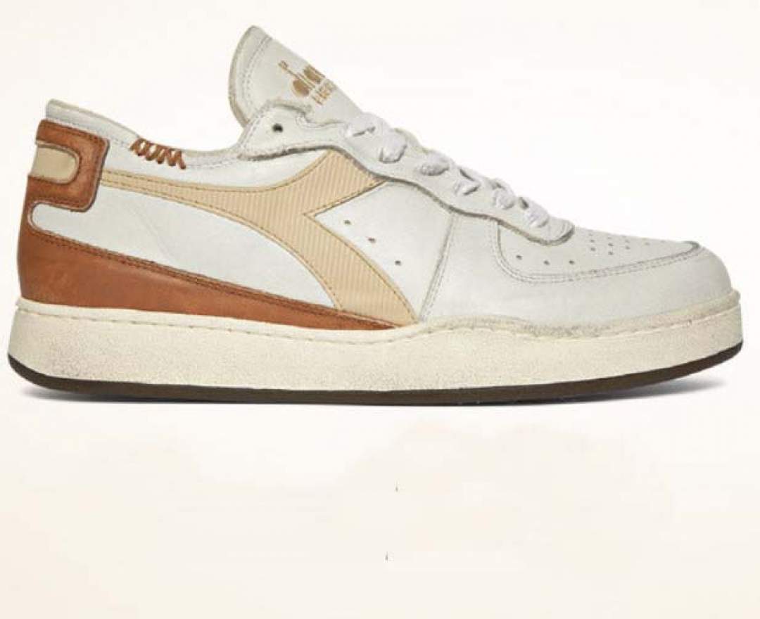 Diadora Heritage - MI BASKET ROW CUTM WHITE BEIGE DIADORA HERITAGE