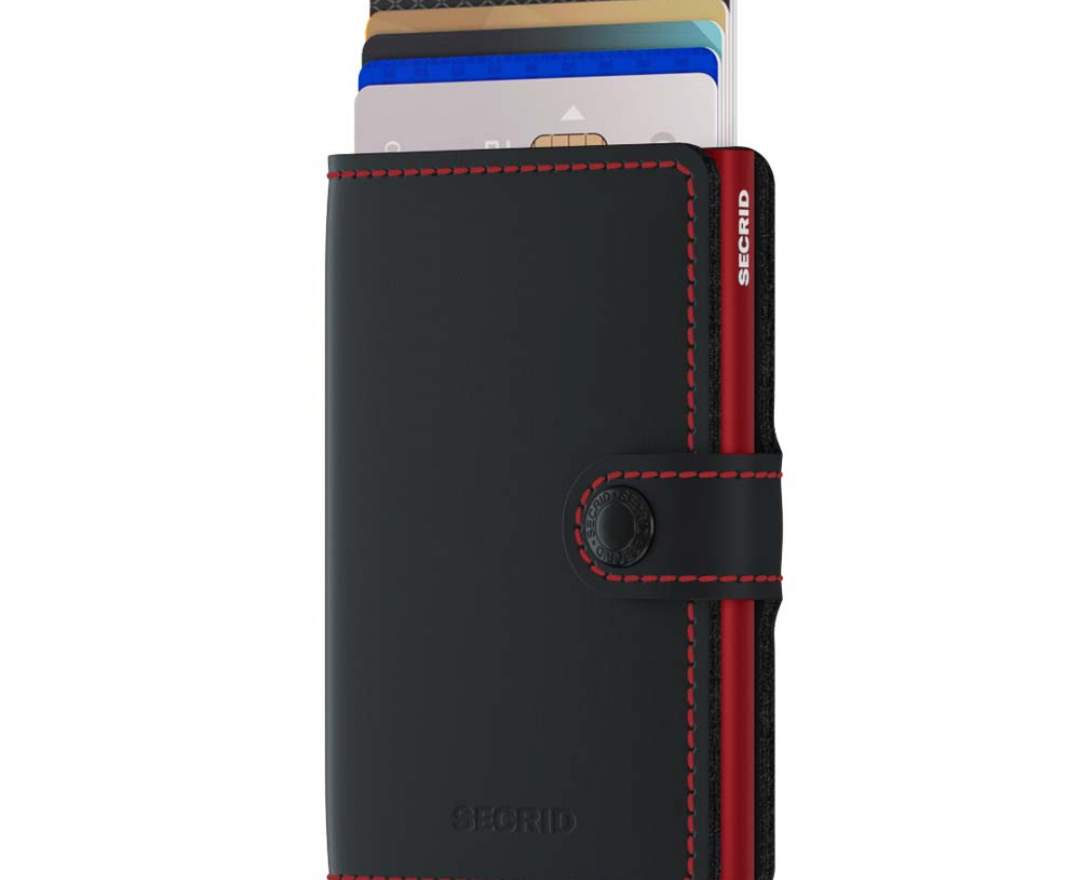 Secrid Secrid - Matte Black & Red Miniwallet