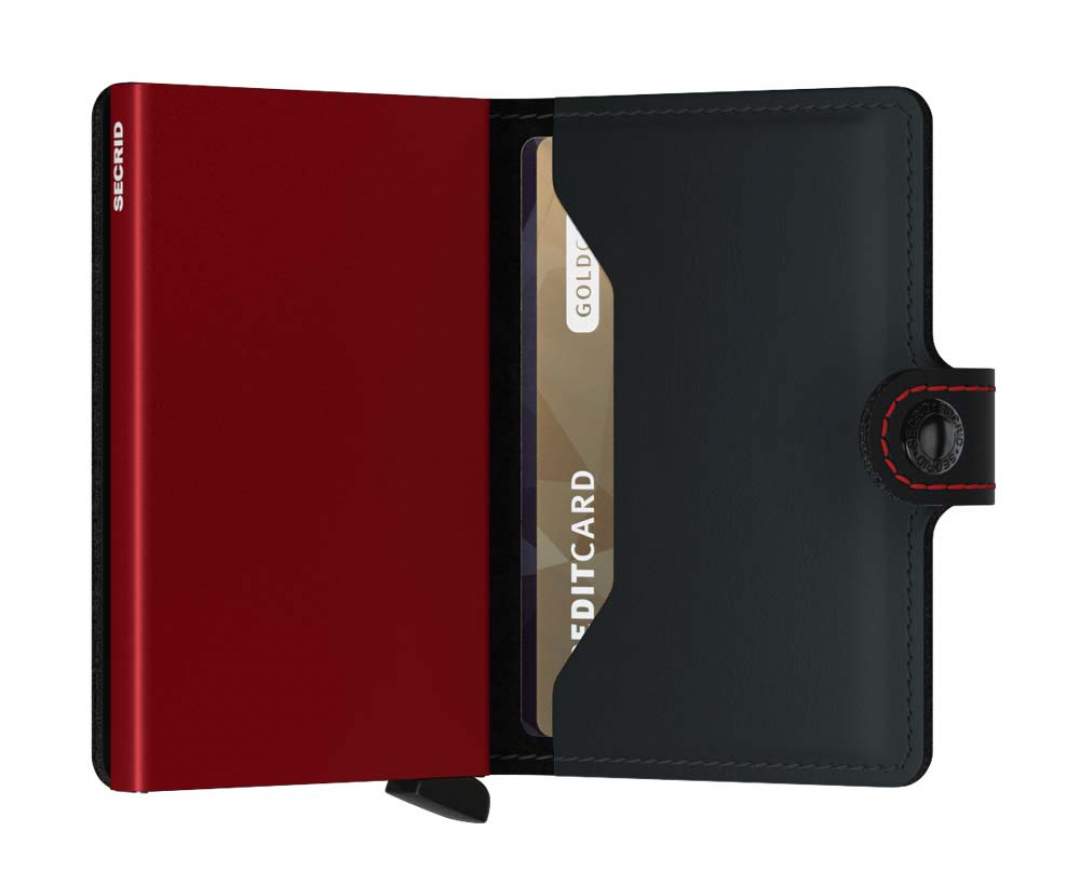 Secrid - Secrid - Matte Black & Red Miniwallet