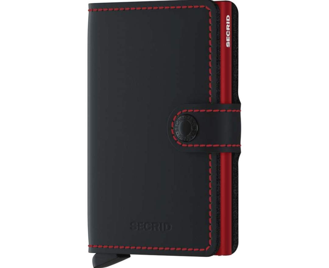 Secrid - Secrid - Matte Black & Red Miniwallet