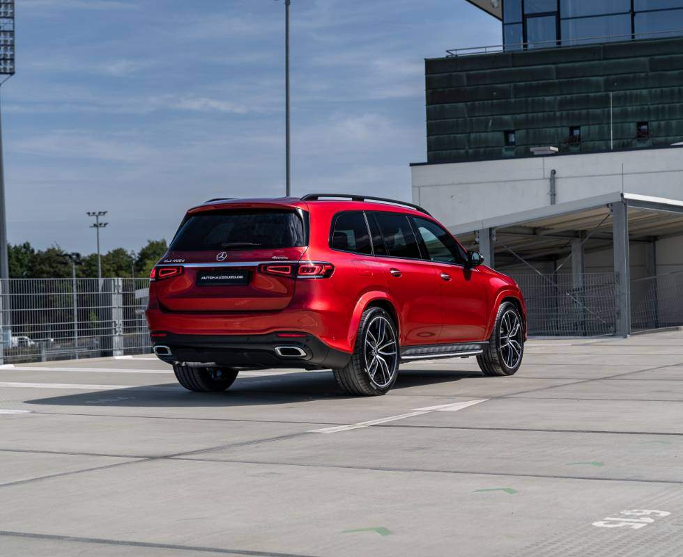 Mercedes Benz - Mercedes-Benz GLS 400D 4MATIC AMG-Line Rot Hyazinthrot