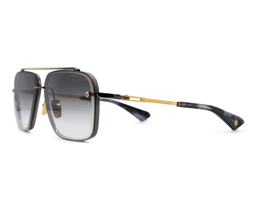 DITA eyewear - Mach SIix DTS121-62-05 // Black Gold Titan Doppelsteg