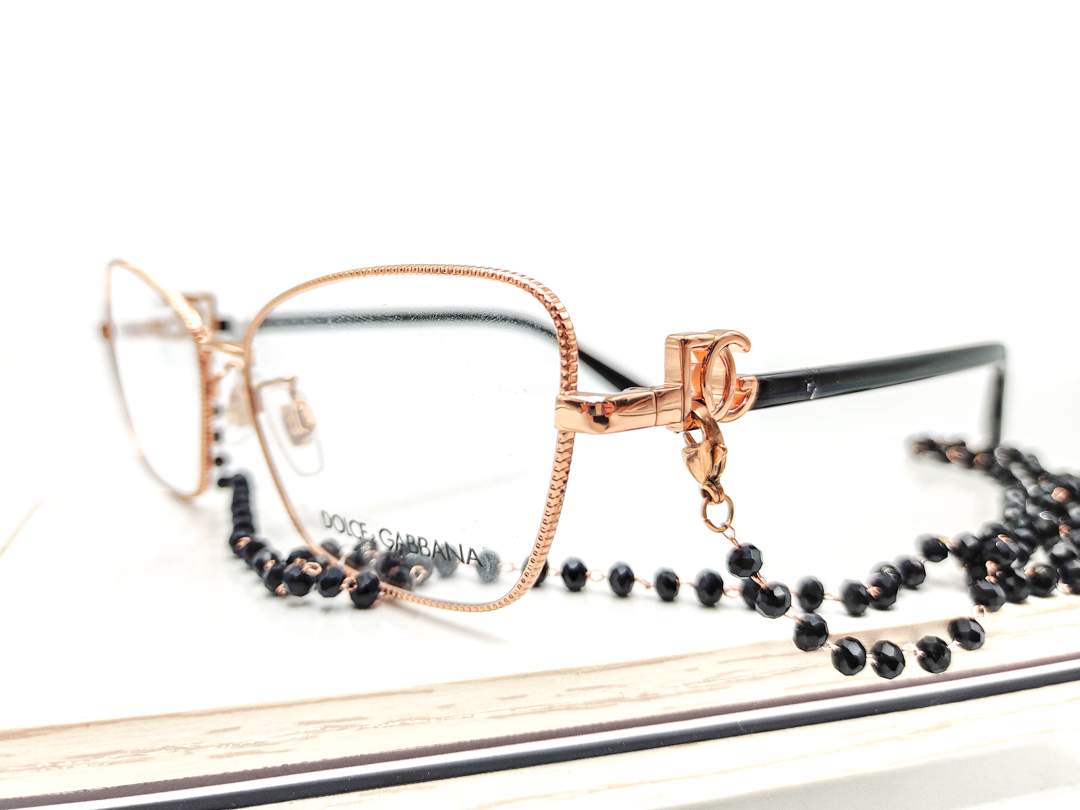 Dolce & Gabbana Elegante Damenbrille inkl. Kette