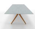 Wagner - W-Table 1100cm x 2200 cm Glasplatte, Eichenholzgestell Thumbnail