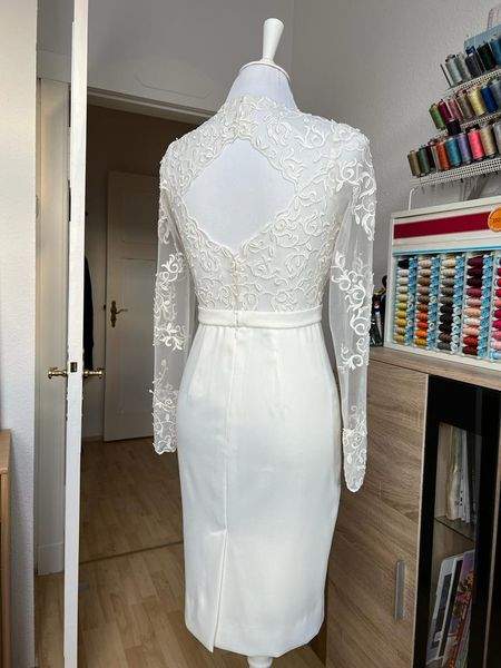 Haute Couture Oksana Gorte - Brautkleid mit französische Spitze