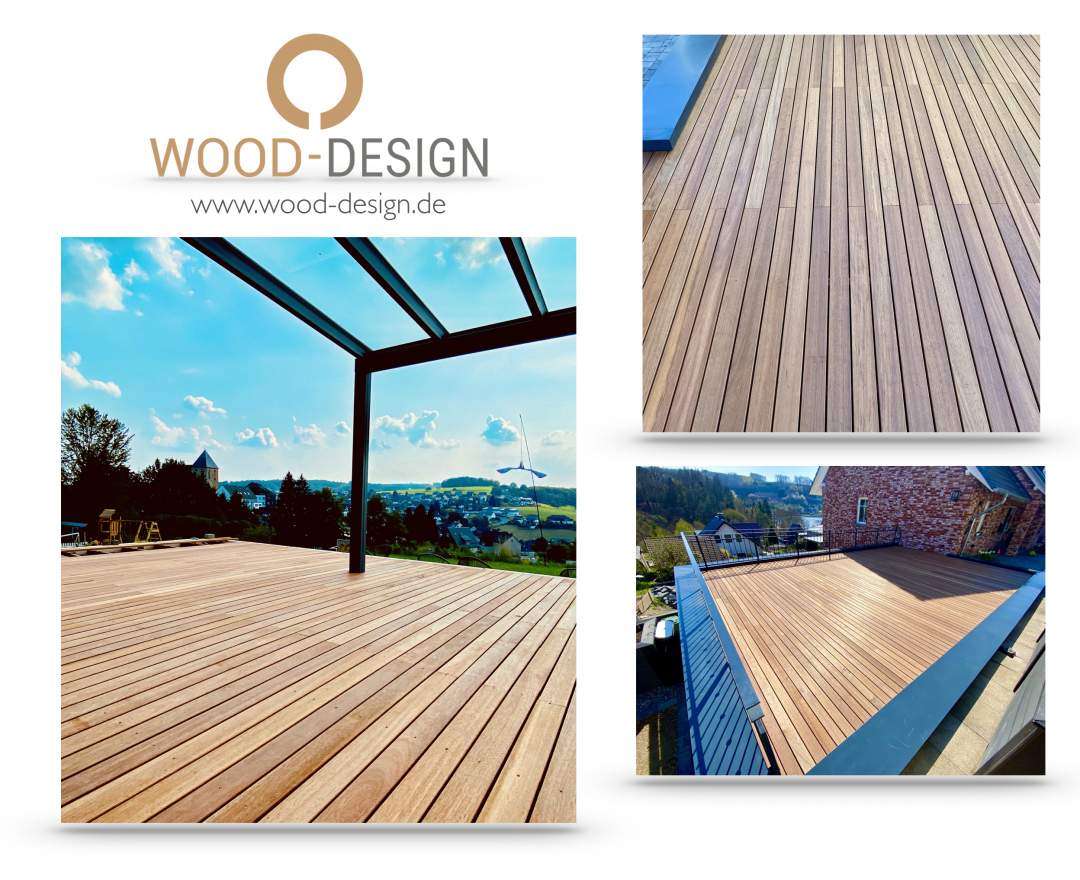 WOOD-DESIGN Terrassendeck aus Stauseeholz