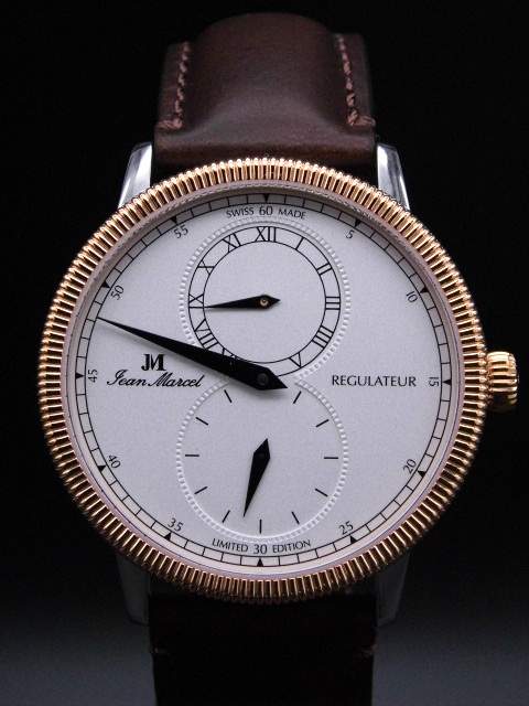 Jean Marcel Jean Marcel Pretiosum Regulateur Bicolor Handaufzug Limited Edition 003/100 Sichtboden