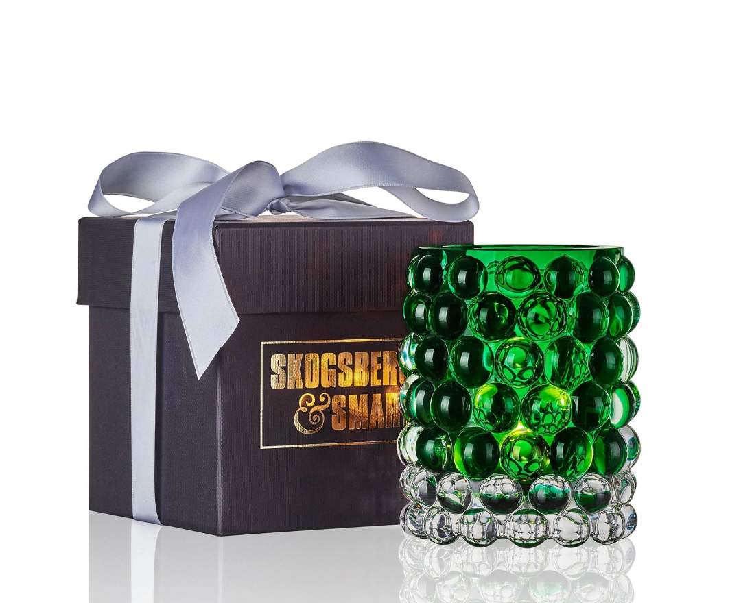 Skogsberg & Smart Skogsberg und Smart, Windlicht, Hurricane Boule - GREEN Skogsberg & Smart Skogsberg und Smart, Windlicht, Hurricane Boule - GREEN