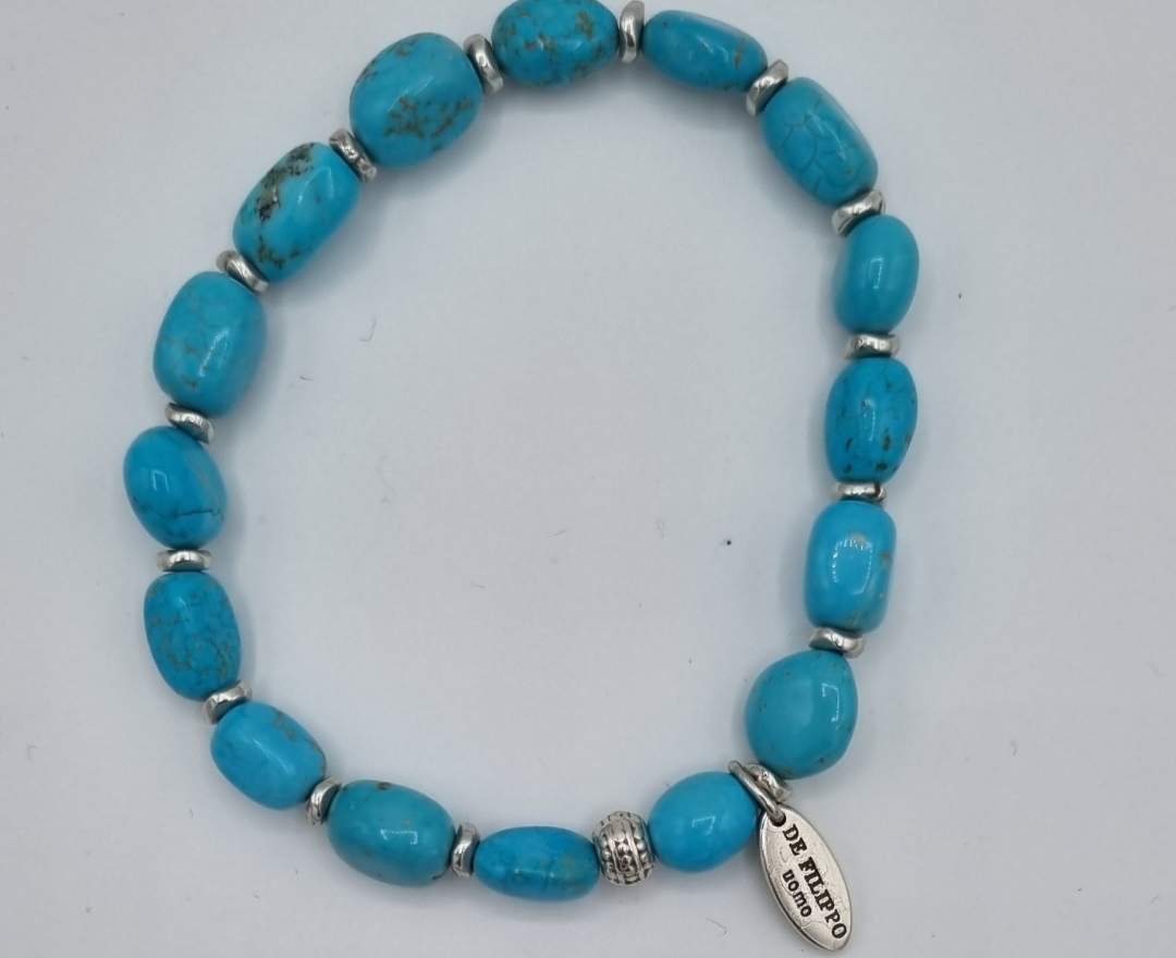 DE FILIPPO uomo Armband mit großen Steinen