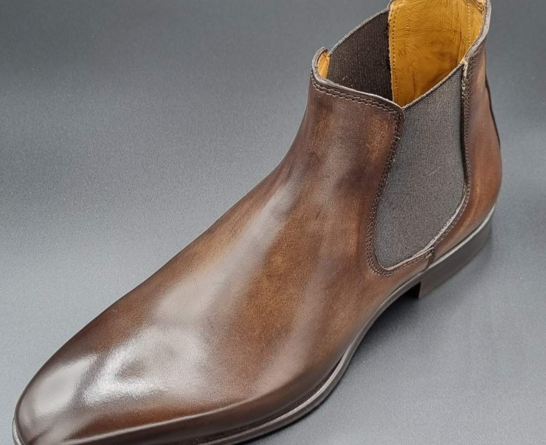 DE FILIPPO uomo Chelsea Boot Dunkelbraun