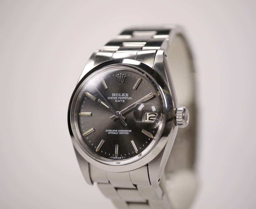 Rolex - Rolex Oyster Perpetual Date 1500 34mm 1966 inkl. Box