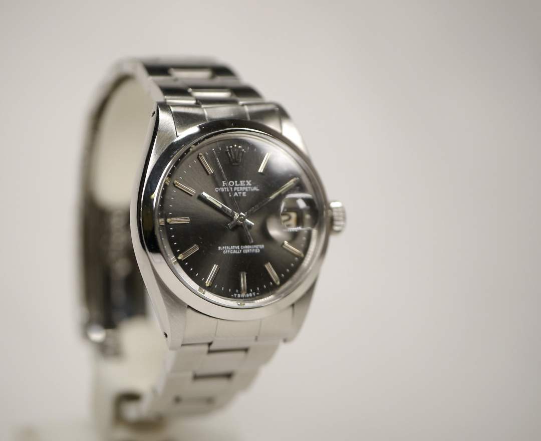 Rolex Oyster Perpetual Date 1500 34mm 1966 inkl. Box