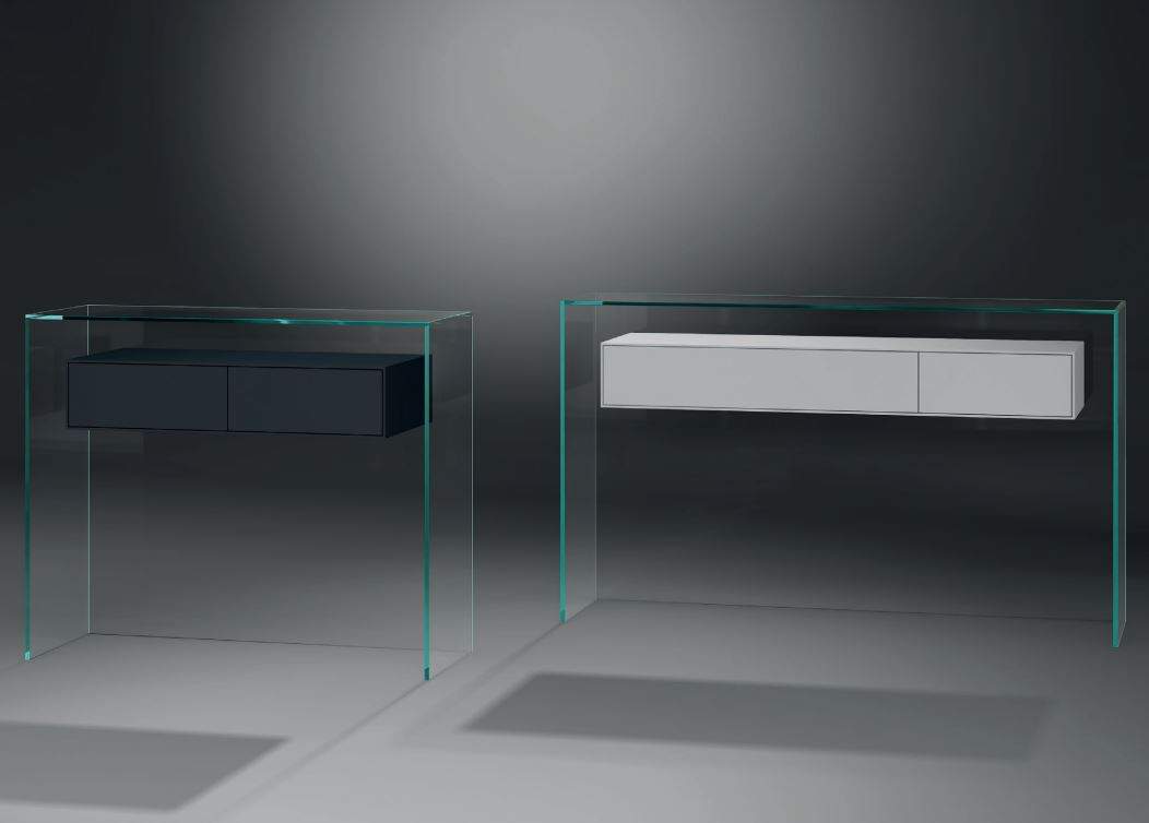 Dreieck Design - FLY Glaskonsole