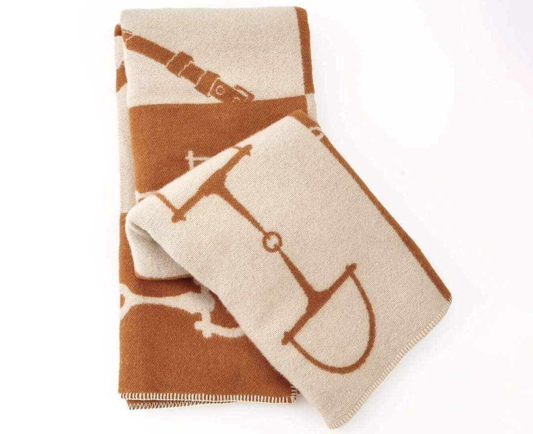 Adamsbro Decke Kaschmir Plaid Equestrian Cashmere Pferde Snaffle Bit Adamsbro Decke Kaschmir Plaid Equestrian Cashmere Pferde Snaffle Bit