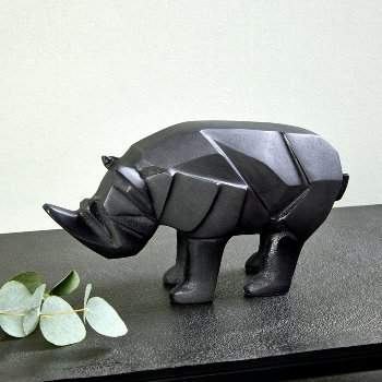 Lambert Lambert, Rhino Figur, Anthrazit