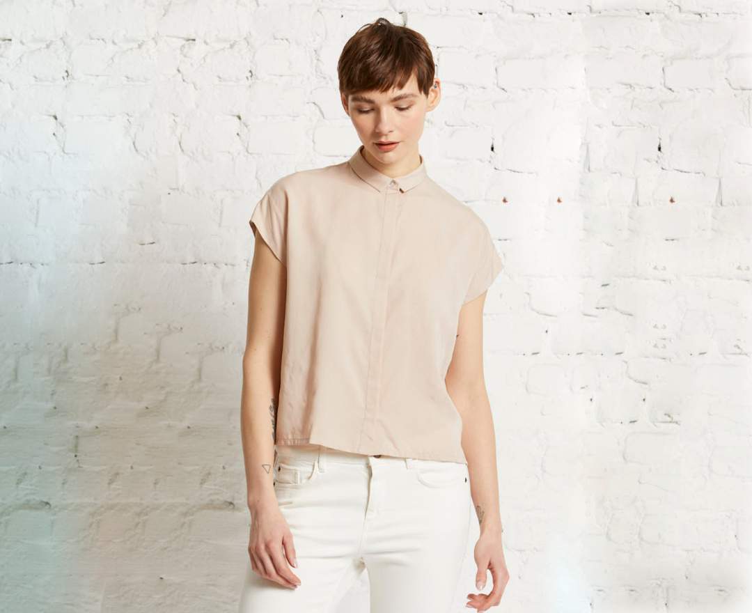 wunderwerk TENCEL square blouse 1/2