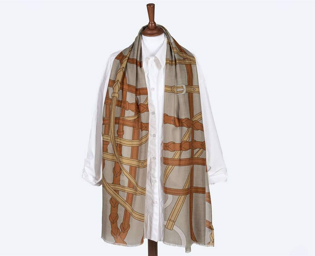 Adamsbro Schal Kaschmir Zaumzeug Cashmere Scarf Adamsbro Schal Kaschmir Zaumzeug Cashmere Scarf