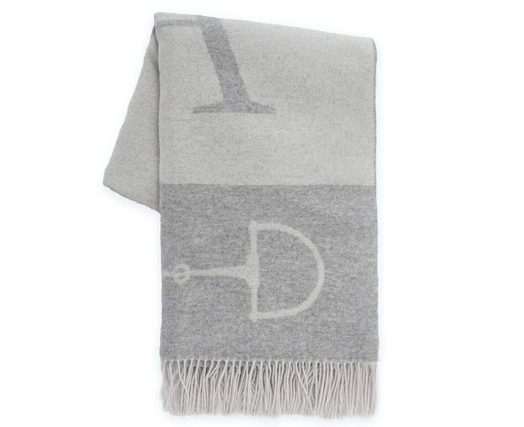 Adamsbro Decke Kaschmir Plaid Pferdedesign Snaffle Bit Adamsbro Decke Kaschmir Plaid Pferdedesign Snaffle Bit